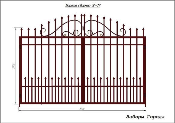 Ворота сварные ЗГ-17