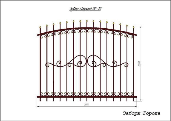 Забор сварной ЗГ-19