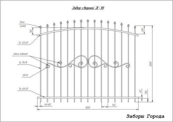 Забор сварной ЗГ-18_0