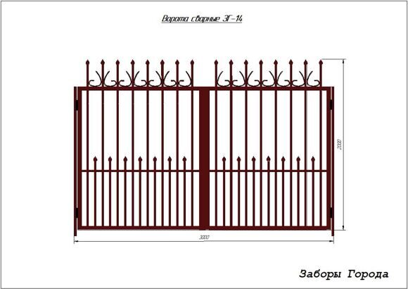 Ворота сварные ЗГ-14