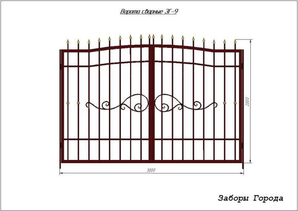 Ворота Сварные ЗГ-9