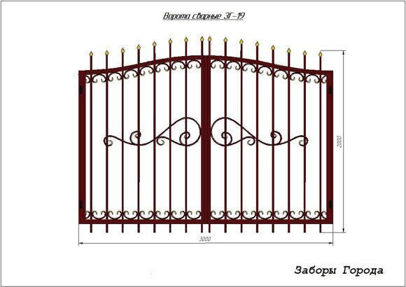 Ворота сварные ЗГ-19